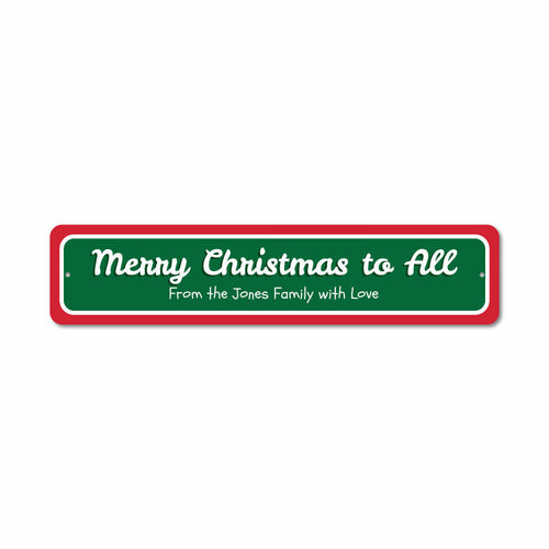 Merry Christmas to All Sign