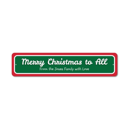Merry Christmas to All Sign