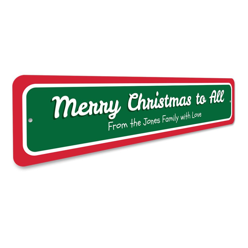 Merry Christmas to All Sign