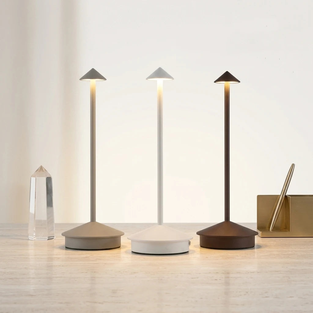 Rechargeable LED Wireless Cordless Table Desk Night Bedside Lamps