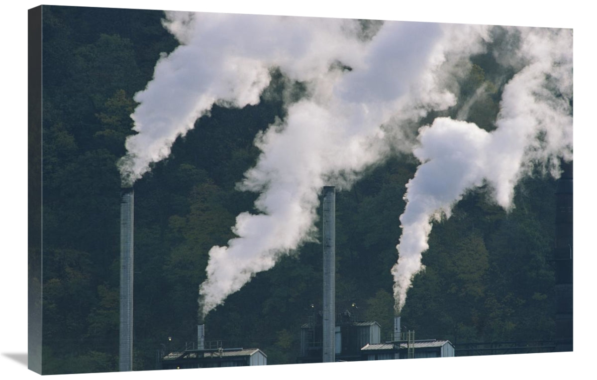 Global Gallery GCS-395747-2436-142 24 x 36 in. Emissions From Coal Pla