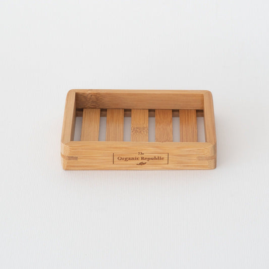 Bamboo soap dish