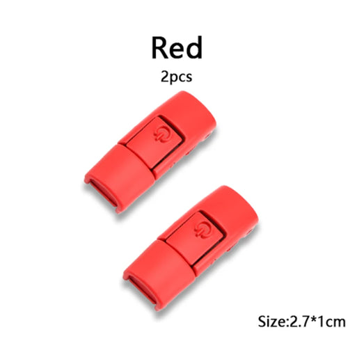 New Colorful Shoelaces Press buckle Metal Shoelace Clip Press Lock