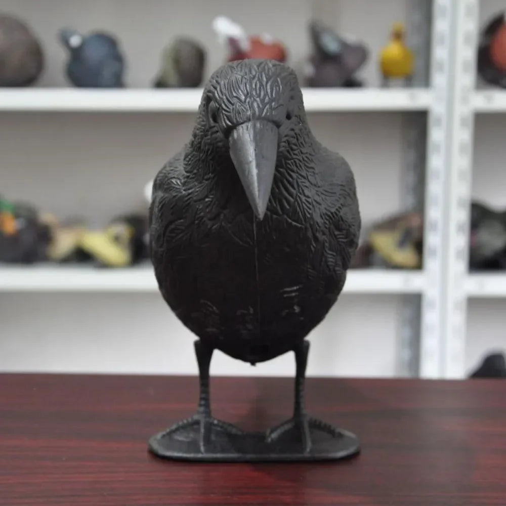 Decoracion Jardin ExteriorSimulation Black Crow Raven Bird Repellent