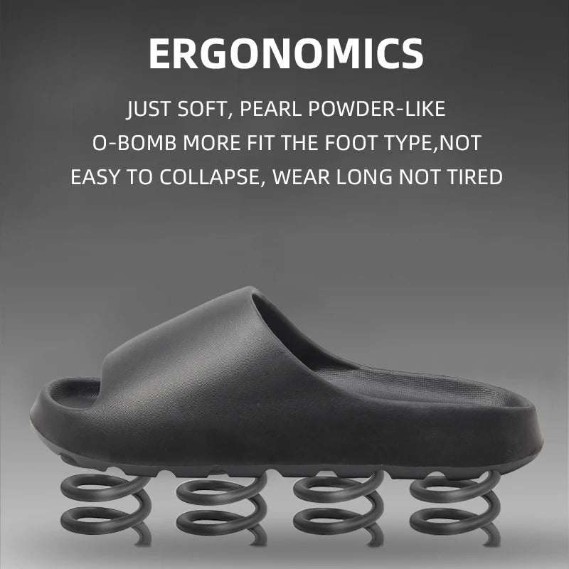 Men's EVA home bathroom anti slip slippers（Product does not come with
