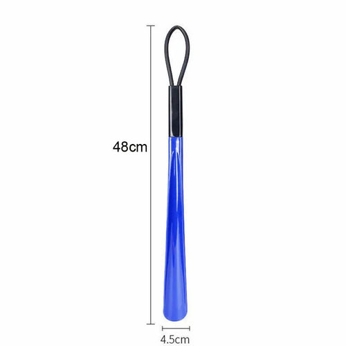 1pc Extra Long Flexible Plastic Shoe Horns Not Require Bending Durable