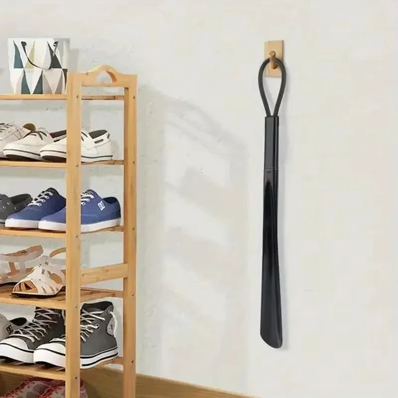1pc Extra Long Flexible Plastic Shoe Horns Not Require Bending Durable