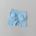 Women's High-Waist Yoga Sports Shorts Summer V-Shaped Widen Peach Hip