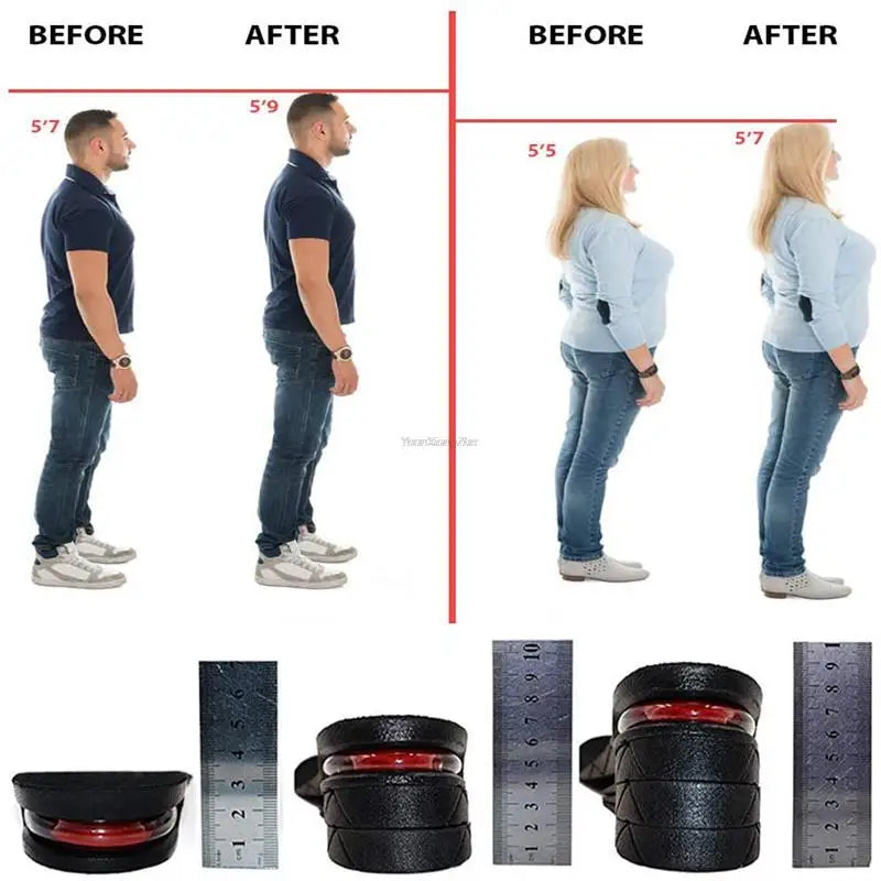 Height Increase Insole Invisible Heightening Template Air Cushion Shoe