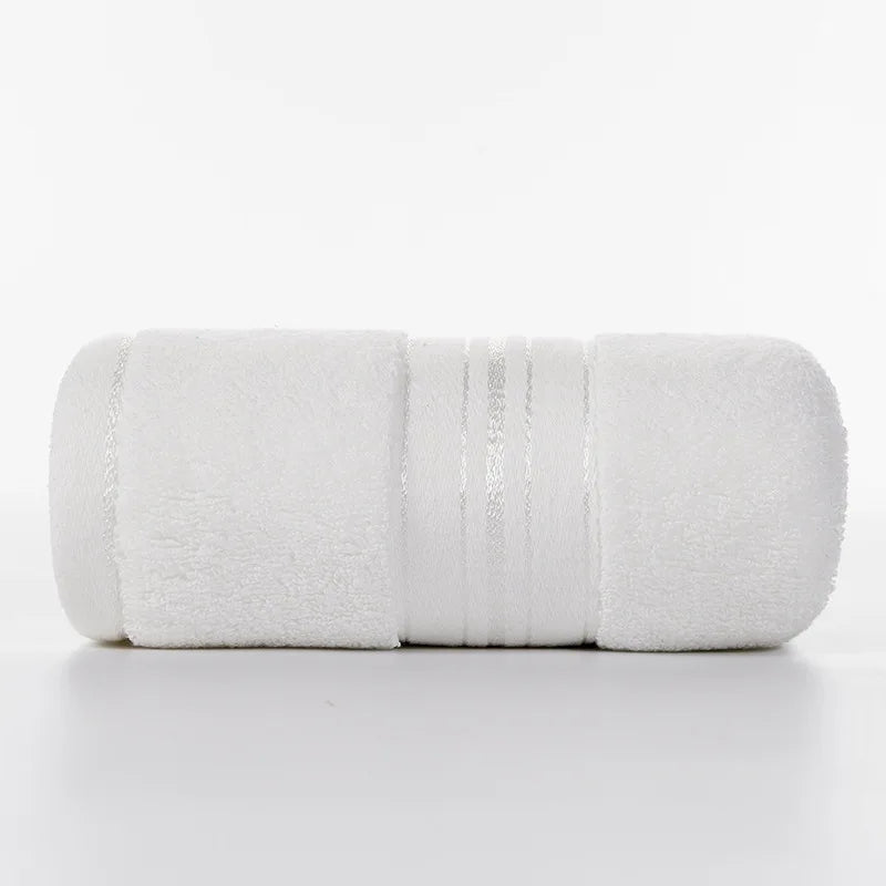 1pc Face Hair Towel 100%Cotton Soft Absorbent Solid Blue Grey Towels