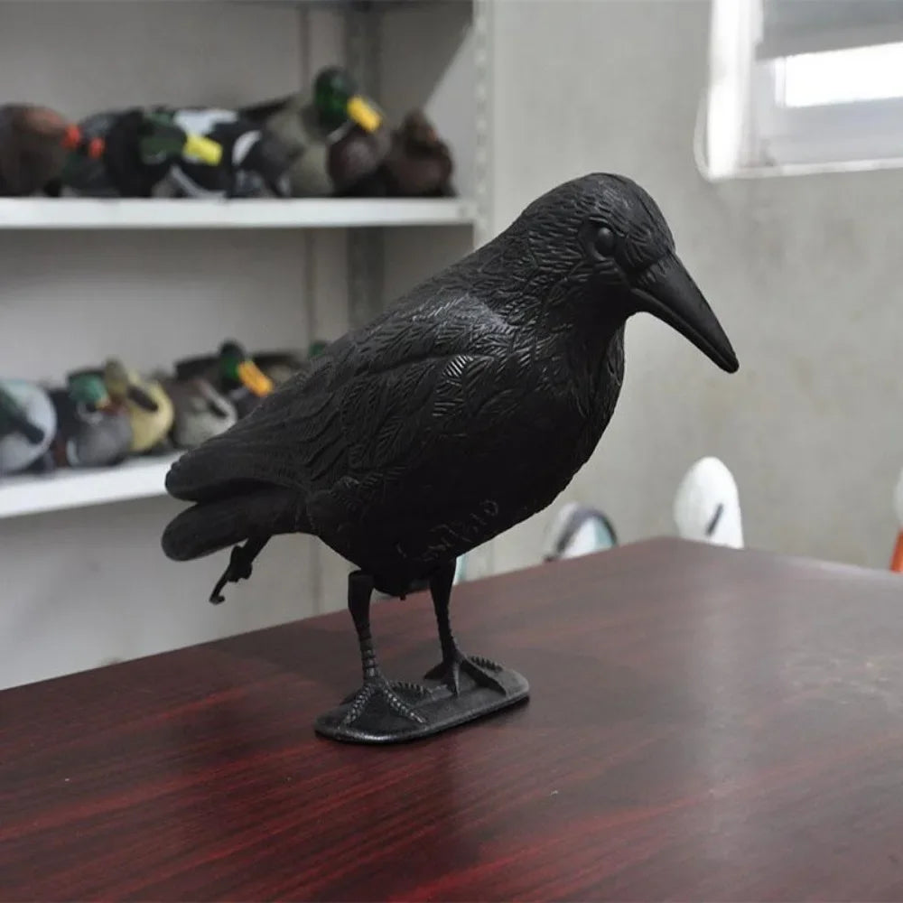 Decoracion Jardin ExteriorSimulation Black Crow Raven Bird Repellent