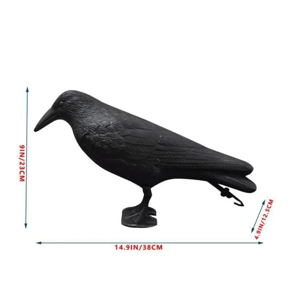 Decoracion Jardin ExteriorSimulation Black Crow Raven Bird Repellent