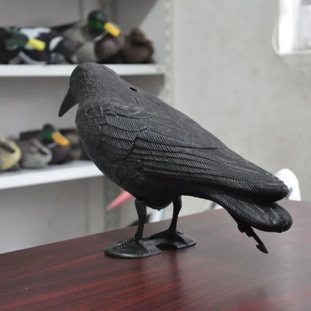 Decoracion Jardin ExteriorSimulation Black Crow Raven Bird Repellent