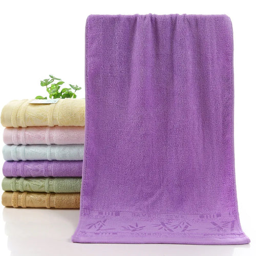 Set of 2 Towel Sets Premium Bamboo Fiber Bathroom Luxury Hand Face