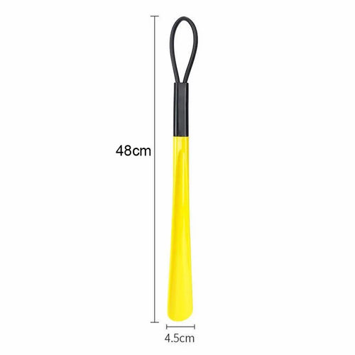 1pc Extra Long Flexible Plastic Shoe Horns Not Require Bending Durable