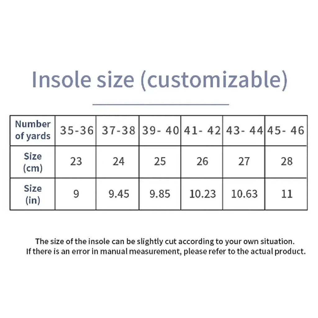 1Pair 4D Cloud Sport Insoles for Shoes PU Air Cushion Sole Soft Shock