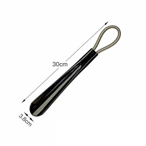 1pc Extra Long Flexible Plastic Shoe Horns Not Require Bending Durable