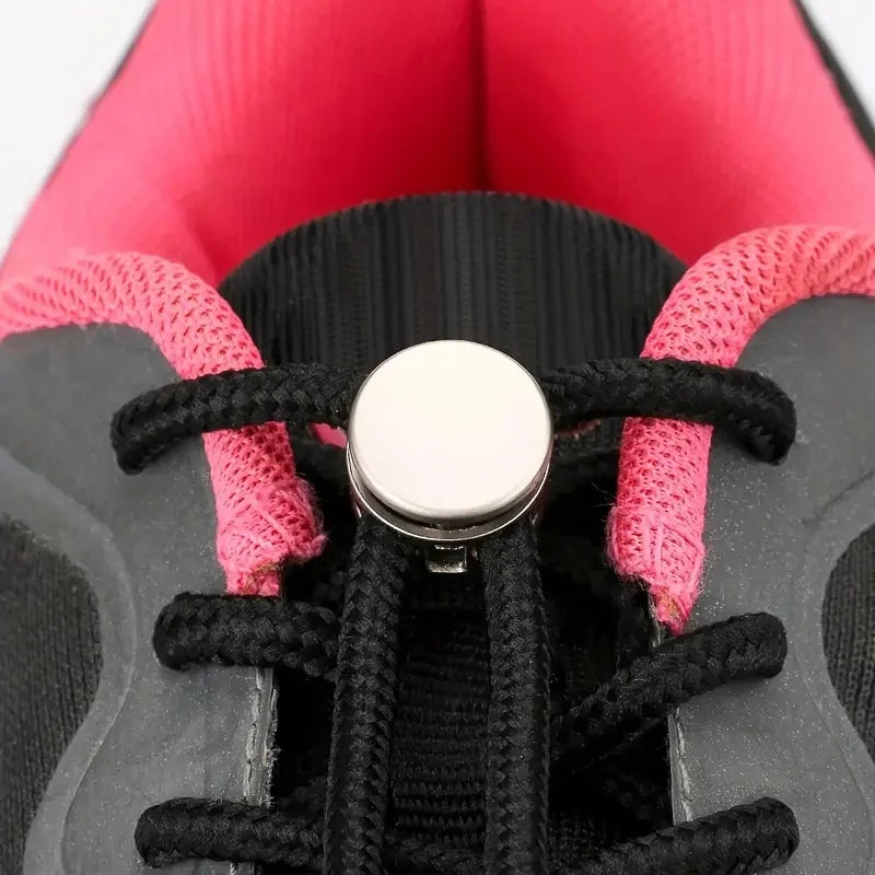 6-Pack No-Tie Shoelace Locks: Spring-Loaded & Easy Install for