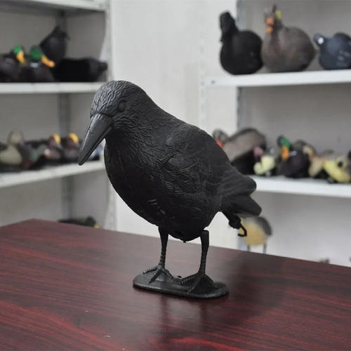 Decoracion Jardin ExteriorSimulation Black Crow Raven Bird Repellent