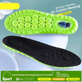 1Pair 4D Cloud Sport Insoles for Shoes PU Air Cushion Sole Soft Shock