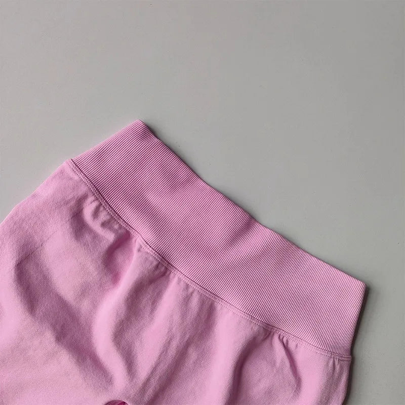 Women's High-Waist Yoga Sports Shorts Summer V-Shaped Widen Peach Hip