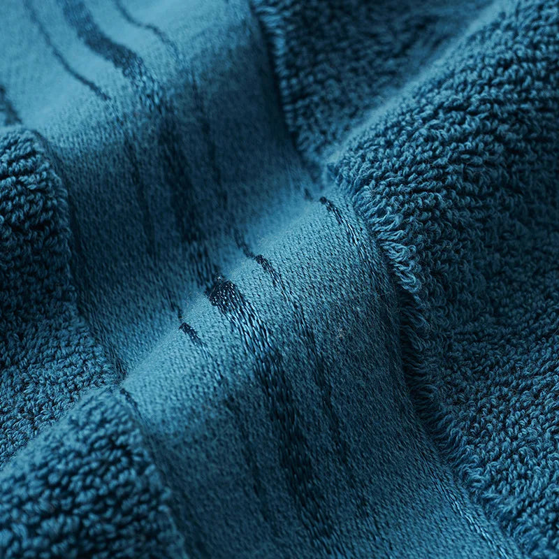 1pc Face Hair Towel 100%Cotton Soft Absorbent Solid Blue Grey Towels