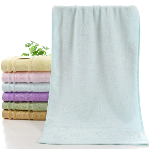 Set of 2 Towel Sets Premium Bamboo Fiber Bathroom Luxury Hand Face